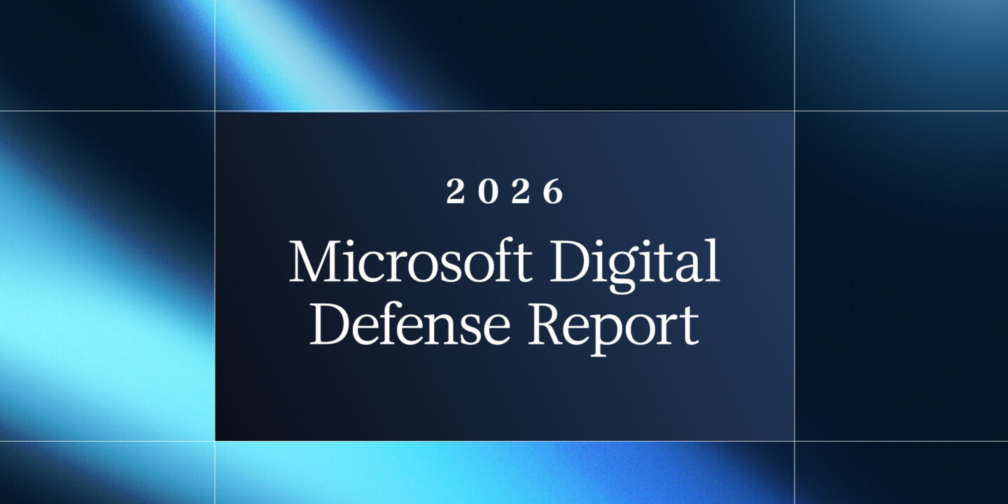 Imagen de presentación del Microsoft Digital Defense Report de 2026